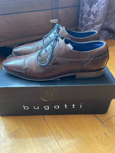 Bugatti men's brown shoes - EU 43 (UK 9/9.5)