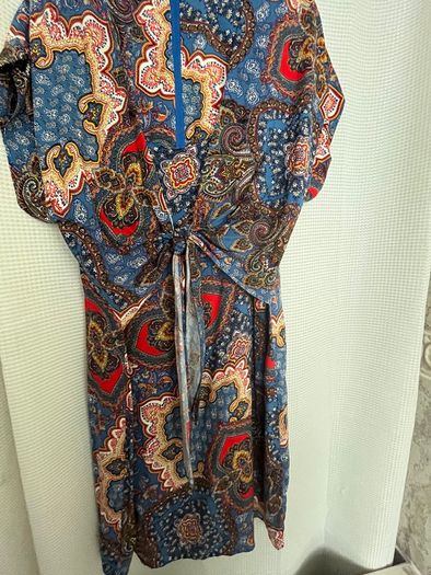 New Dress With Tie Front Details