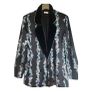 Rixo floral and velvet blazer fits 12-14 Image 4