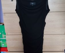 Ax paris off shoulder Top/ mini dress black size fits 6-8-10