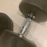 Dumbbell Pair 22.5kg Round Rubber Image 3