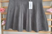 skirt Bnwt Aline skirt grey suede effect 10/12