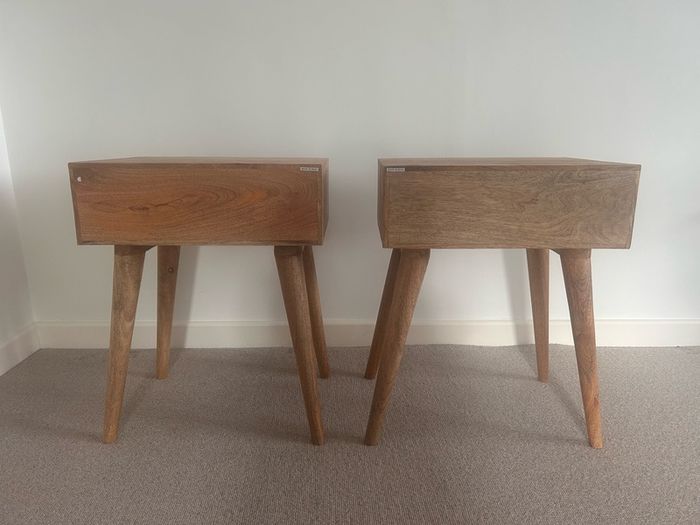 Wooden bedside tables Excellent Condition