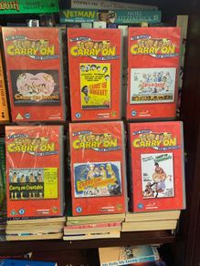 CARRY ON VHS VIDEOS Thirty two in total Five Euro Each