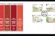 1986 Guernsey Century of Guernsey Museums Commemorative Stamps First Day Cover (FDC)