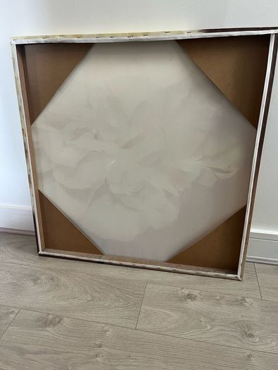 Large flower canvas