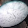 Stunning French mottled glass lamp Image 4