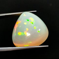 Massive 20.14ct Natural Crystal Opal (Play on colours). Certified Gem Report Antwerp