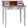 Writing Desk with Drawers 90x50x101 cm Solid Reclaimed Wood Image 7