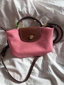 Longchamp mini / pink / new