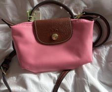 Longchamp mini / pink / new