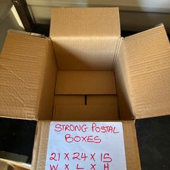 Cardboard Boxes.