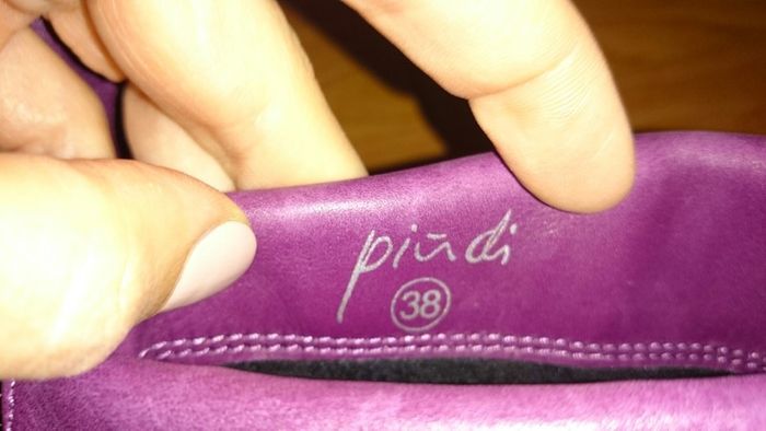 Purple Piu di boots, size 38, UK 5