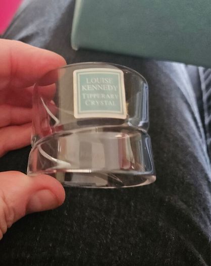 Set of Crystal Napkin Holders