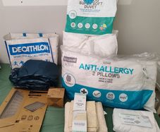Complete Air Bed Bundle with Electric Pump, Duvet, Bedding & Pillows