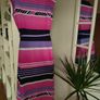Vintage 70s pink striped A-line dress size S/M Postage included Image 7