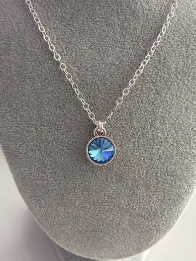 Silver Plated Swarovski Crystal Necklace