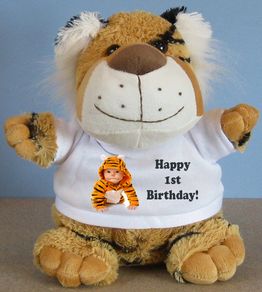 Personalised Tiger Plush Toy