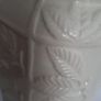 New cream vase with leaves design Image 4
