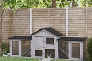 Small Animal Hutch with 2 Outdoor Runs