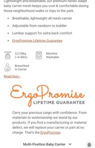 Ergobaby Baby Carrier