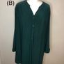 Yours heavy green blouse (size 30) Image 7