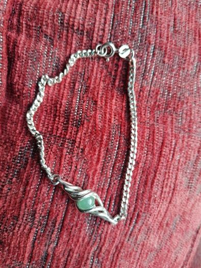beautiful lady 925 silver chain bracelet
