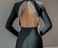Luxury Dress with silver embelishments