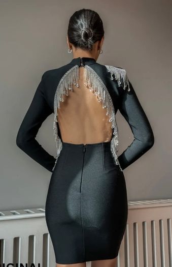 Luxury Dress with silver embelishments