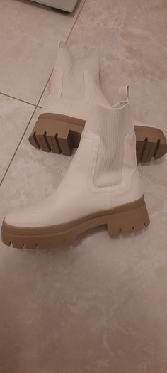 Ribbed Sock Chunky Boots