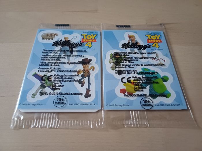 Kelloggs Disney Toy Story Stickers 2 Packs FACTORY SEALED