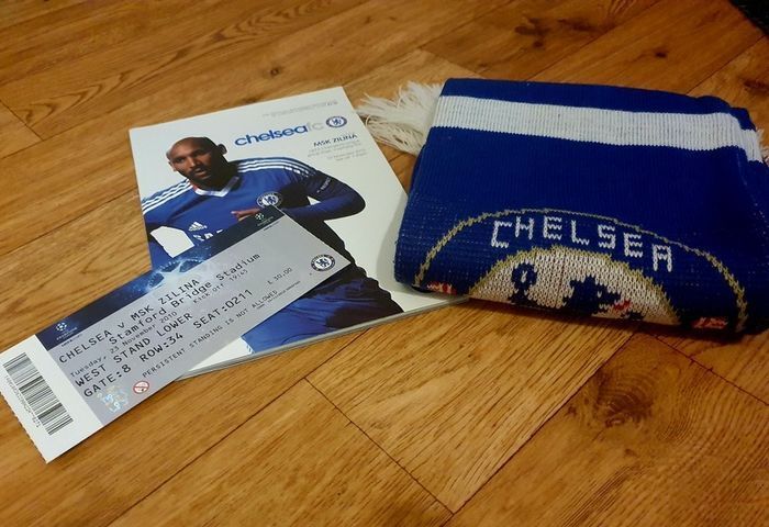 Chelsea v Zilina 23/11/2010 - Programme & Ticket with Scarf