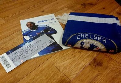 Chelsea v Zilina 23/11/2010 - Programme & Ticket with Scarf