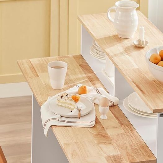 kitchen cabinet Storage Sideboard Kitchen  Island  Cabinet Kitchen Island Multi-storage Kitchen Cabinet with Sliding Doors and Extendable Worktop