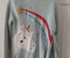 New Girls glitter jumper age 12-13