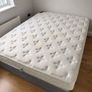 King Size Grey Divan Bed Base and Mattress Image 2