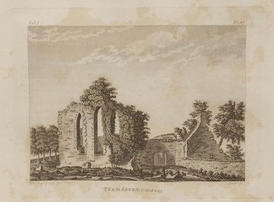 Tuam Abbey Galway 1792 Antique Print