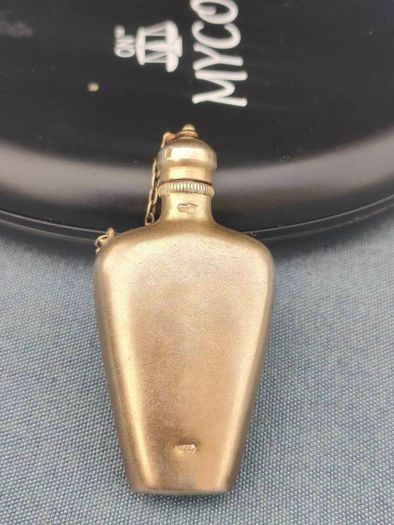 Art Nouveau Russian Gild Silver Scent Bottle