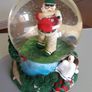 Golf musical glitter globe Image 7