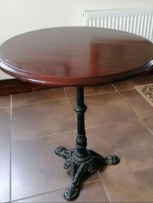 Cast Iron Solid Wood Table