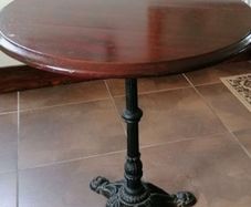 Cast Iron Solid Wood Table