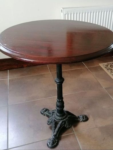 Cast Iron Solid Wood Table
