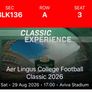 Aer Lingus Football 29 Aug  FRONT ROW Image 2