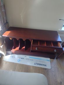 Mahogany TV stand