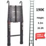 Brand New Telescopic Aluminium Foldable Portable DIY Ladder Image 2