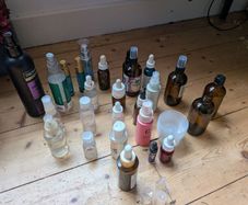 Empty spray & dropper bottles