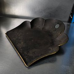 Antique Victorian Papier-Mache Crumb Tray