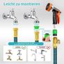 Flexible Garden Hose 30 m / 100 ft Expandable Water Hose Flex Hose with 10 Spray Patterns, 3/4 & 1/2 Adapter, A Flexible Hose for Garden, Car, for Washing and Watering Image 4
