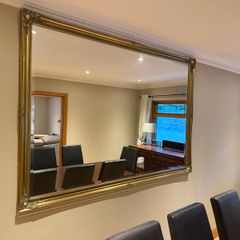 Large Ornate Gilt Wall Mirror 195cm x 137cm