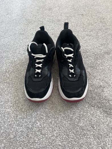 Calvin Klein Jeans Chunky Black Trainers size 5(38)